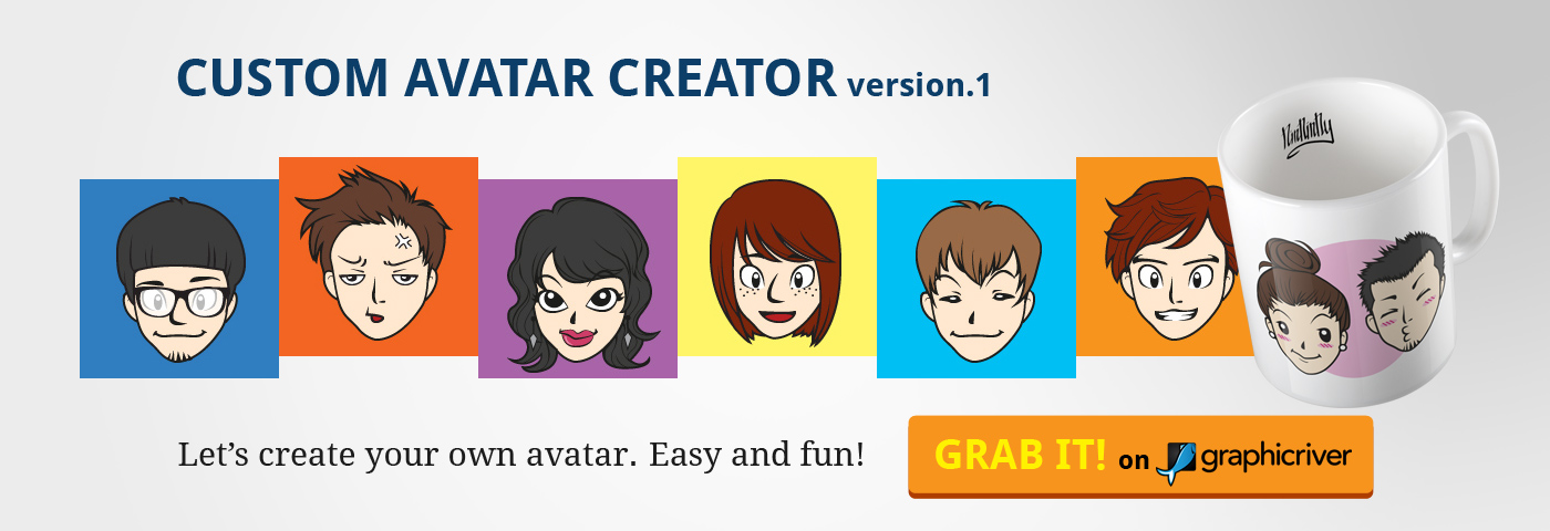 Custom Avatar Creator Vector Version
